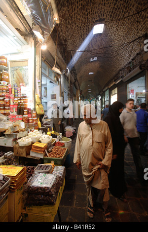 Souq di Aleppo, Siria Foto Stock