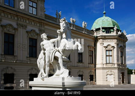 Oberes Belvedere Vienna Austria Foto Stock