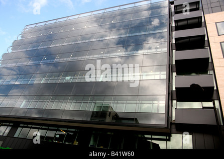 Dettaglio del re luogo Kings Cross London nuova home page del quotidiano Guardian e la nuova sala concerti Apertura Ottobre 2008 Foto Stock