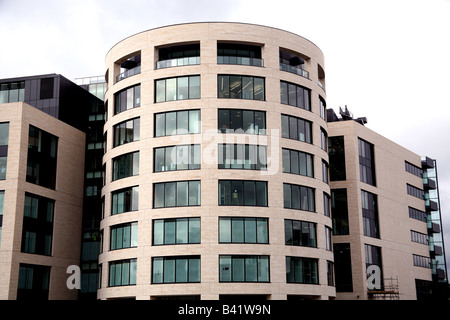 Dettaglio del re luogo Kings Cross London nuova home page del quotidiano Guardian e la nuova sala concerti Apertura Ottobre 2008 Foto Stock