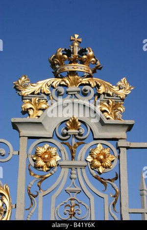 Lavorazione del ferro battuto da JEAN TIJOU a Hampton Court Palace Inghilterra Foto Stock