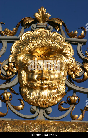 Lavorazione del ferro battuto da JEAN TIJOU a Hampton Court Palace Inghilterra Foto Stock