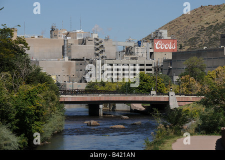 Coors Brewery, Golden Colorado. Foto Stock