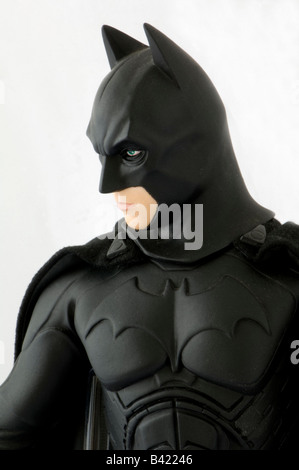 Azione di Batman figura di Christian Bale da Batman Begins Foto Stock