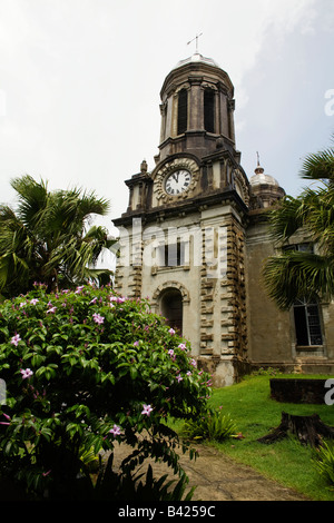 Il campanile della cattedrale di San Giovanni in Antigua Foto Stock
