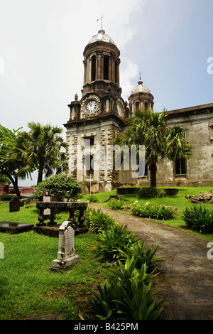 Il campanile della cattedrale di San Giovanni in Antigua Foto Stock