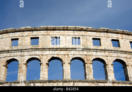 Antico Anfiteatro Romano Arena di Pola Istria Croazia Foto Stock