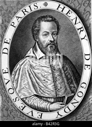 Retz, Jean Francois de Gondi, Il Barone de, 20.9.1613 - 24.8.1679, francese il cardinale e uomo politico, ritratto, incisione su rame da Leonard Gaultier, secolo XVII, artista del diritto d'autore non deve essere cancellata Foto Stock