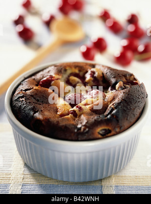 Yorkshire pudding con ciliegie Foto Stock