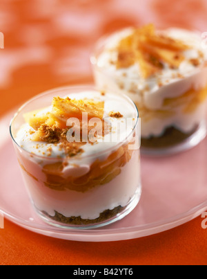 Tiramisù di melone Foto Stock