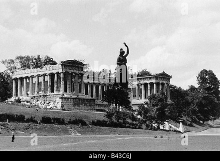 Geografia / viaggio, Germania, Monaco di Baviera, distrutto, 1945, Foto Stock