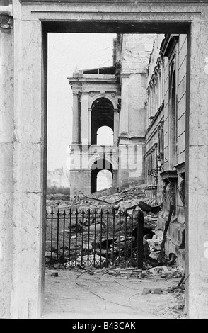 Geografia / viaggio, Germania, Monaco di Baviera, distrutto, 1945, Foto Stock