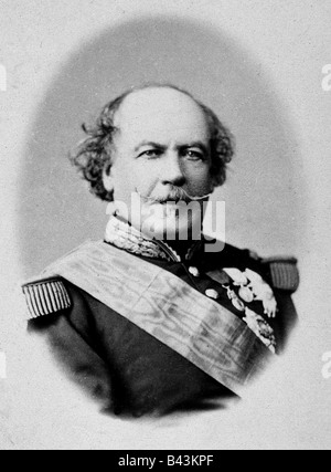 Canrobert, Francois Certain de, 27.6.1809 - 28.1.1895, French General, Half length, circa 1860, , Foto Stock