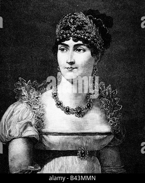 Beauharnais, Josephine de 23.6.1763 - 29.5.1814, imperatrice francese (1804 - 1809), dopo un ritratto di Gérard, circa 1805, Foto Stock