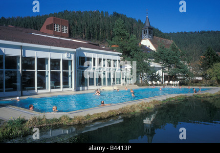 Centro termale di Bad Teinach Foresta Nera Baden Wurttemberg Germania Foto Stock