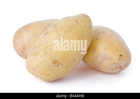 Patate isolati su sfondo bianco Foto Stock