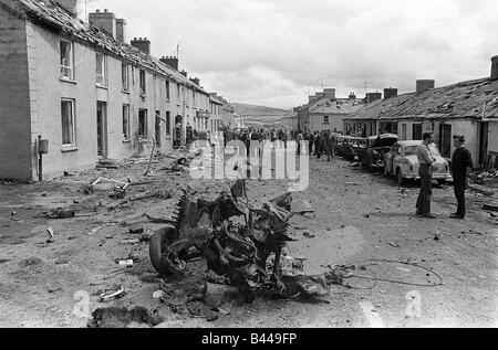Irlanda del Nord il funzionamento Motorman Claudy bomba Aug 1972 esplosioni operazione Motorman prima dell'operazione militare Foto Stock