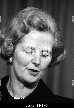 Margaret Thatcher Febbraio 1975 conquistando la leadership conservatrice Elezione Foto Stock