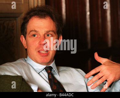 Tony Blair leader del partito laburista durante il colloquio Gennaio 1996 Foto Stock