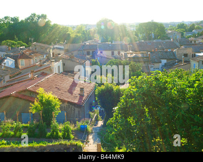 Medievale città fortificata di Carcassonne, Francia Foto Stock