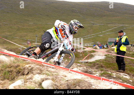 UCI DI COPPA DEL MONDO DI MOUNTAIN BIKE , Fort Wiliam, Scozia, 2008 Foto Stock