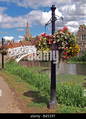 Ponte cinese a Godmanchester Foto Stock