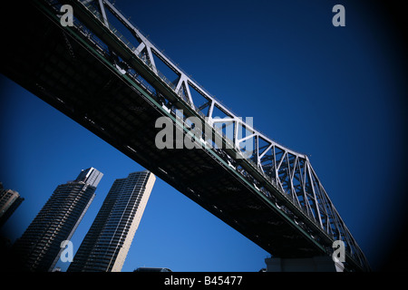 Story Bridge nella città del CBD di Brisbane, Queensland, Australia Foto Stock