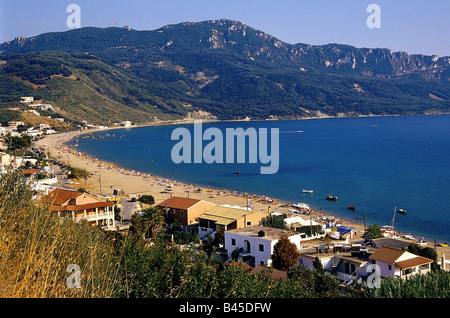 Geografia / viaggi, Grecia, isola di Corfù, Agios Georgios Pagon, spiaggia, vacanza, vacanze, ferie, vista della costa, costa, paesaggio, paesaggi, , Additional-Rights-Clearance-Info-Not-Available Foto Stock