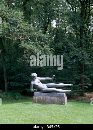 Otterloo, Rijksmuseum Kröller-Müller, Skulpturenpark, Maillol-Skulptur Foto Stock