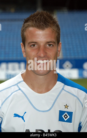 Vaart, Rafael Ferdinand van der, * 11.2.1983, calciatore olandese, ritratto, giocatore Hamburger SV, stagione 2005 / 2006, Foto Stock