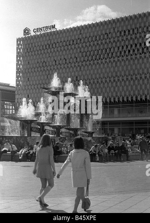 Geografia/viaggio, Germania, Berlino, piazze, Alexanderplatz, 1970, Foto Stock