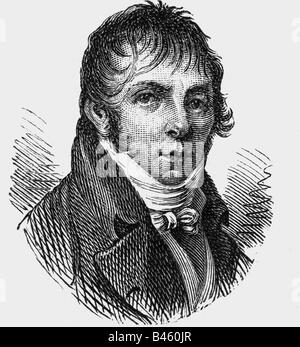 Cherubini, Luigi, 14.9.1760 - 15.3.1842, compositore italiano, ritratto, incisione in legno, 19th secolo, , Foto Stock