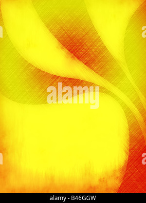 Un sfondo grunge di layout con curve che scorre Foto Stock