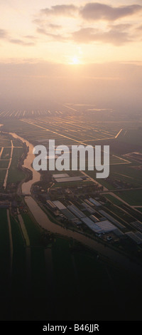 Vista aerea di Amsterdam, Olanda Foto Stock