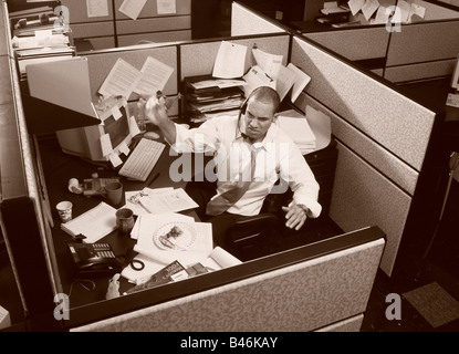 Imprenditore nel Box Office Foto Stock