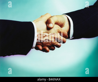 Stretta di mano Foto Stock