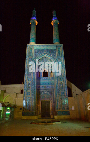 Jameh Masjid o Moschea del Venerdì in Yazd Iran Foto Stock