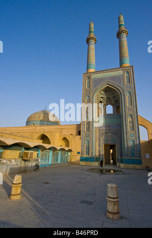 Jameh Masjid o Moschea del Venerdì in Yazd Iran Foto Stock