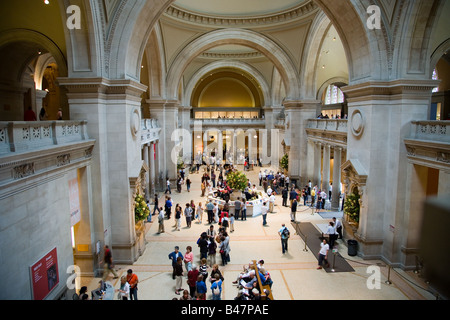 Il Metropolitan Museum of Art di New York - main hall di entrata Foto Stock