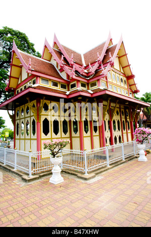 Hua Hin stazione ferroviaria, Thailandia Foto Stock