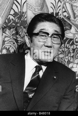 ABE Shintaro, 29.4.1924 - 15.5.1991, politico giapponese, ministro degli affari esteri 1982 - 1986, ritratto, circa 1984, Foto Stock