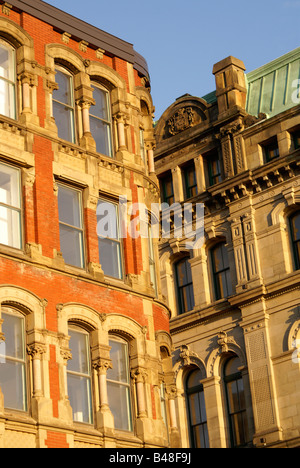 Gli edifici in stile vittoriano nella città di Saint John, New Brunswick, Canada Foto Stock