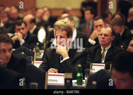 Conferenza economica (tavola rotonda con il governo della Polonia) a Varsavia, Polonia Foto Stock