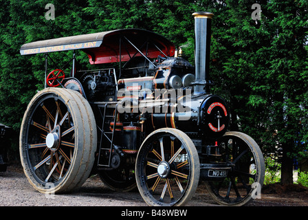 Agricola di trazione motore a vapore Foto Stock