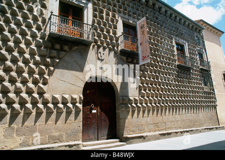 Spagna - quartiere di Madrid - Segovia - La Casa de los Picos Foto Stock