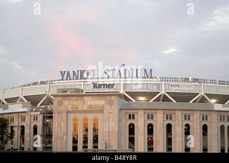 La nuova incompiuta Yankee Stadium di New York borough del Bronx Richard B Levine Foto Stock