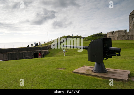 Pendennis Castle. Falmouth. La Cornovaglia. Regno Unito Foto Stock