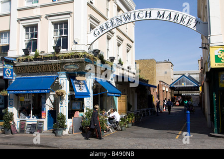 Mercato di greenwich ingresso Londra Inghilterra Regno unito Gb Foto Stock