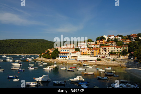 Barche yacht in Marina Rabac Istria Croazia Foto Stock