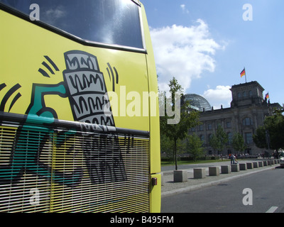 Una scena a Berlino, Germania Foto Stock